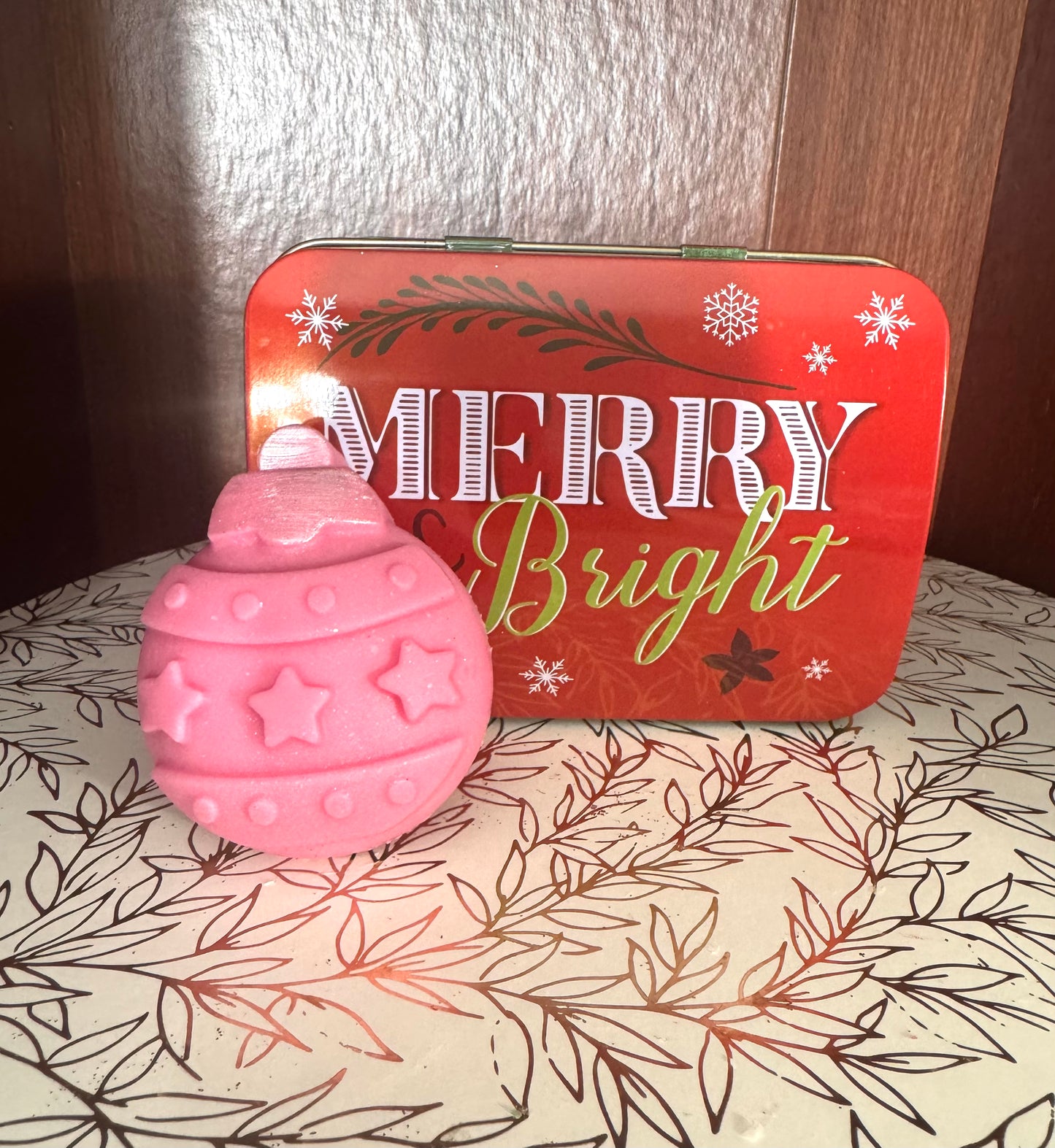 Pink Ornament - Christmas Memories - 2 oz